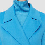 Blue Double Face Cashmere Garance Jacket - Joseph