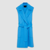 Blue Double Face Cashmere Garance Jacket - Joseph