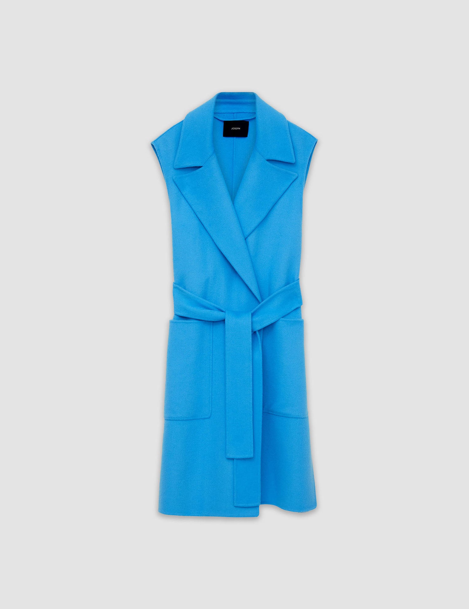 Blue Double Face Cashmere Garance Jacket - Joseph