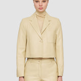 Beige Nappa Leather Jamot Jacket - Joseph