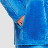 Blue Featherweight Shearling Coat - Joseph