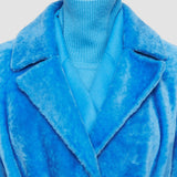 Blue Featherweight Shearling Coat - Joseph