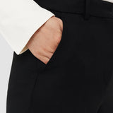 Black Fluid Wool Alana Trousers - Joseph