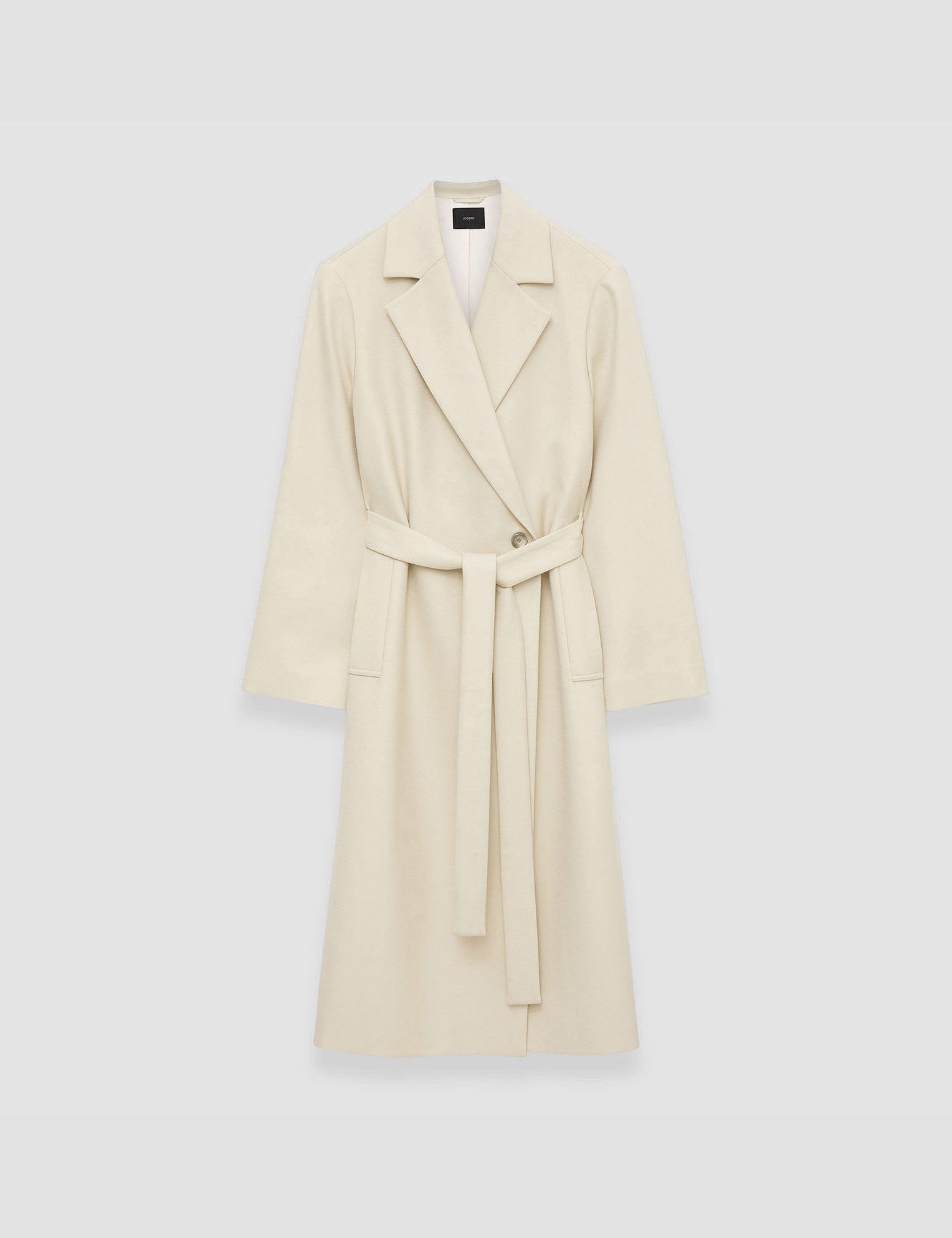 Green Fluid Wool Colbert Coat - Joseph