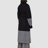 Black Merton Reversible Double Face Colourblock Coat - Joseph