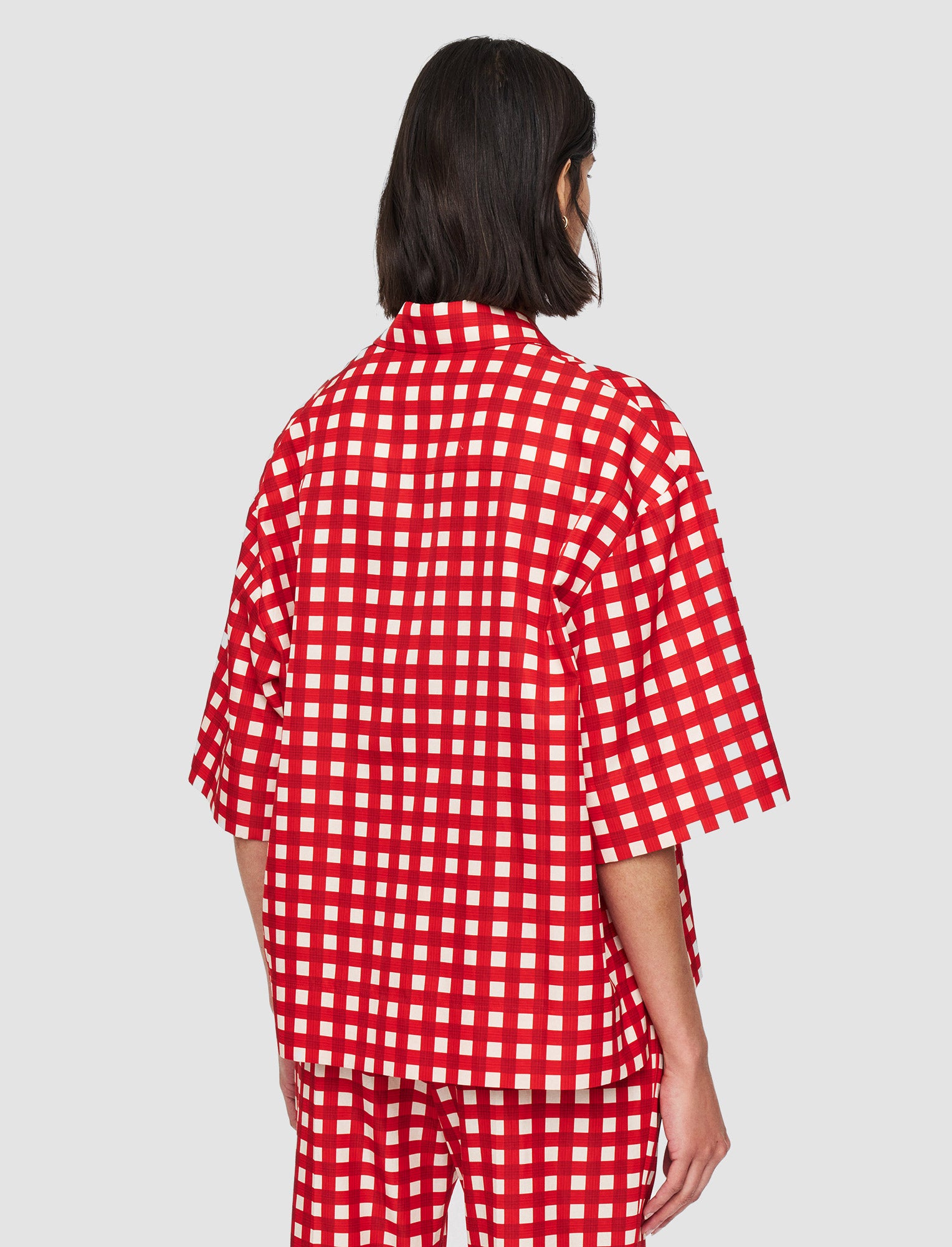 rouge-chemise-leopold-en-soie-et-coton-vichy-JOSEPH