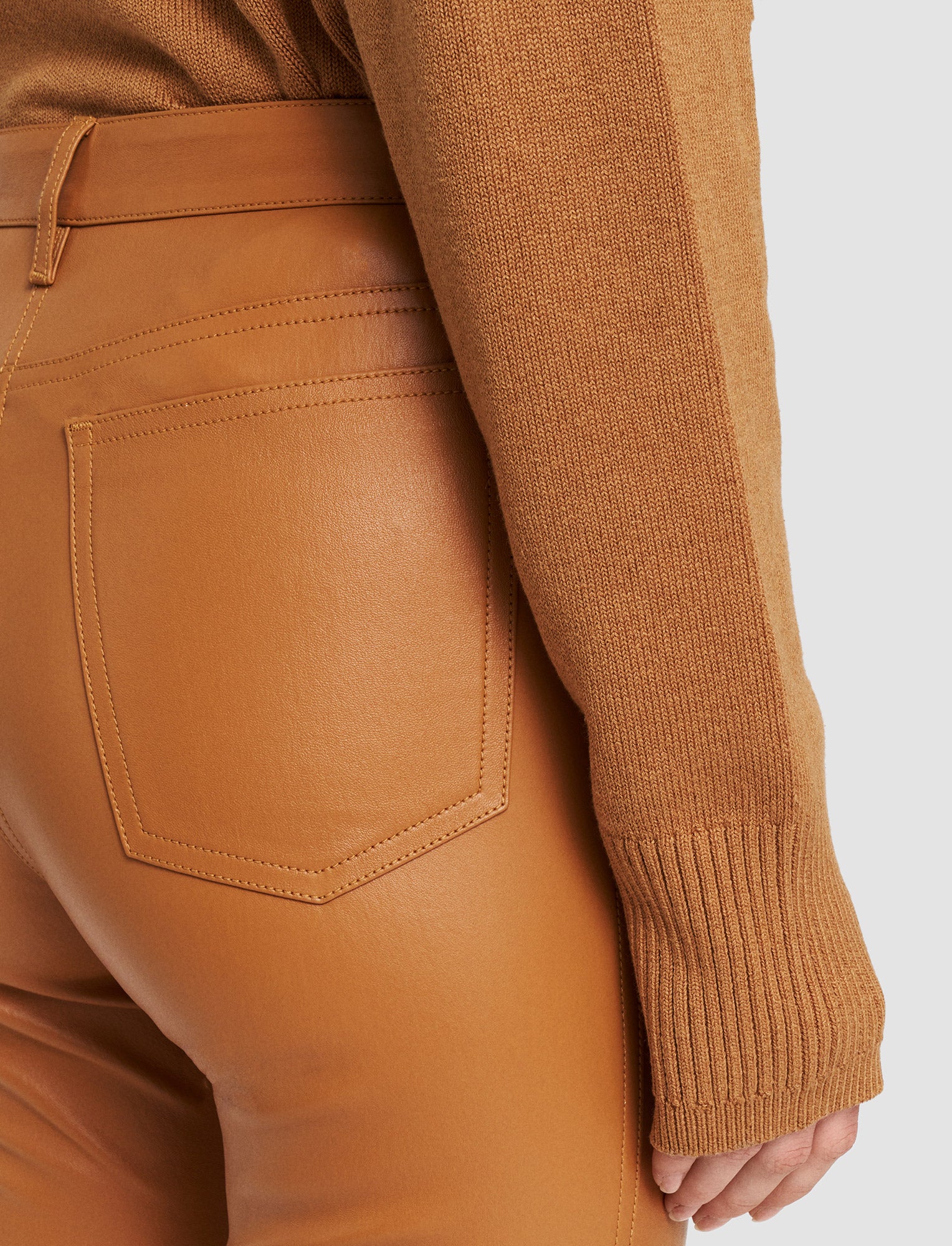 brown-duke-leather-stretch-trousers-JOSEPH