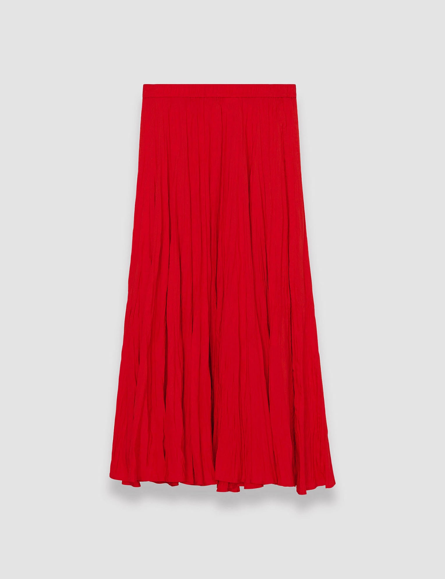 Red Sully Habotai Silk Skirt - Joseph