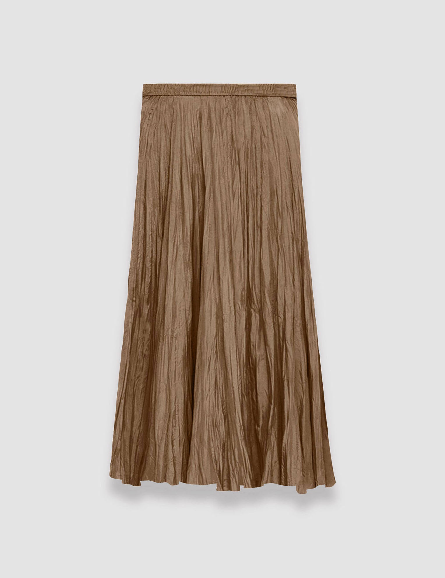 Brown Sully Habotai Silk Skirt - Joseph