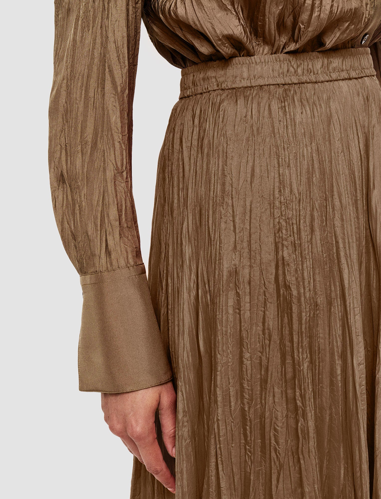 brown-sully-habotai-silk-skirt-JOSEPH