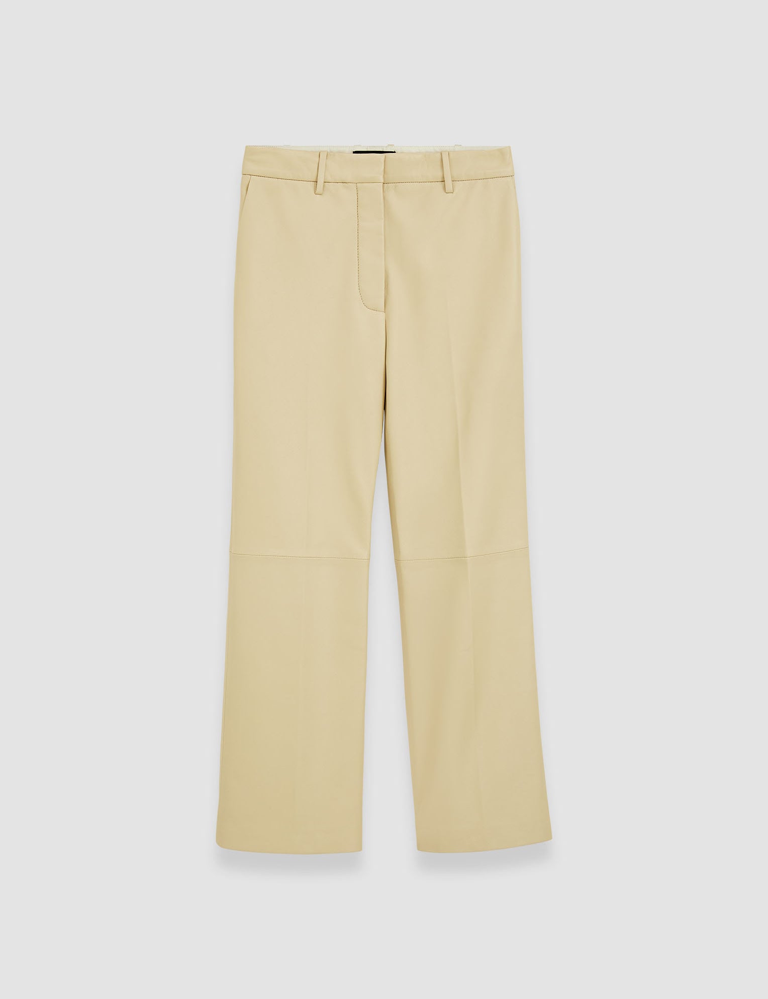 Beige Nappa Leather Talia Trousers - Joseph