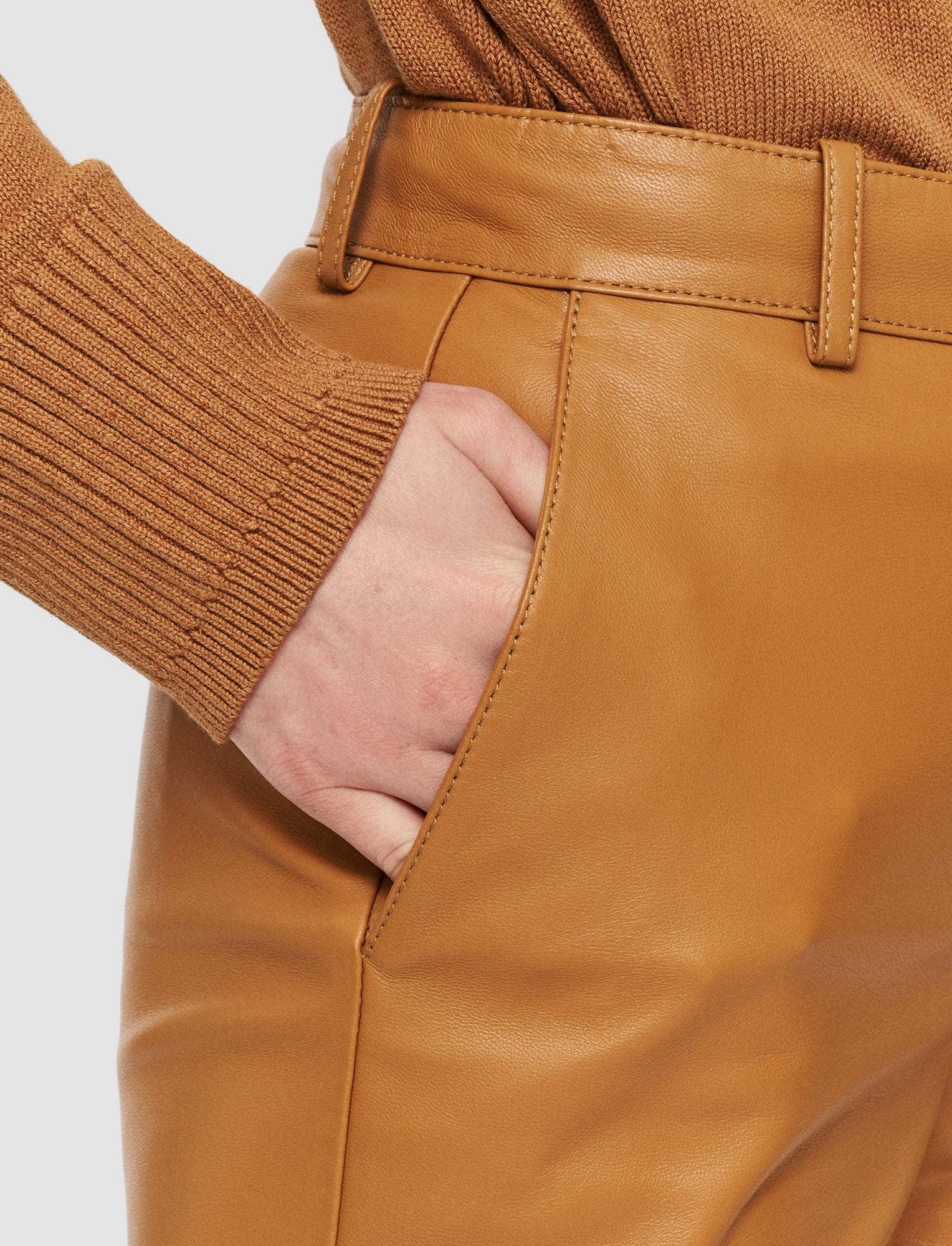 brown-nappa-leather-tessier-trousers-JOSEPH