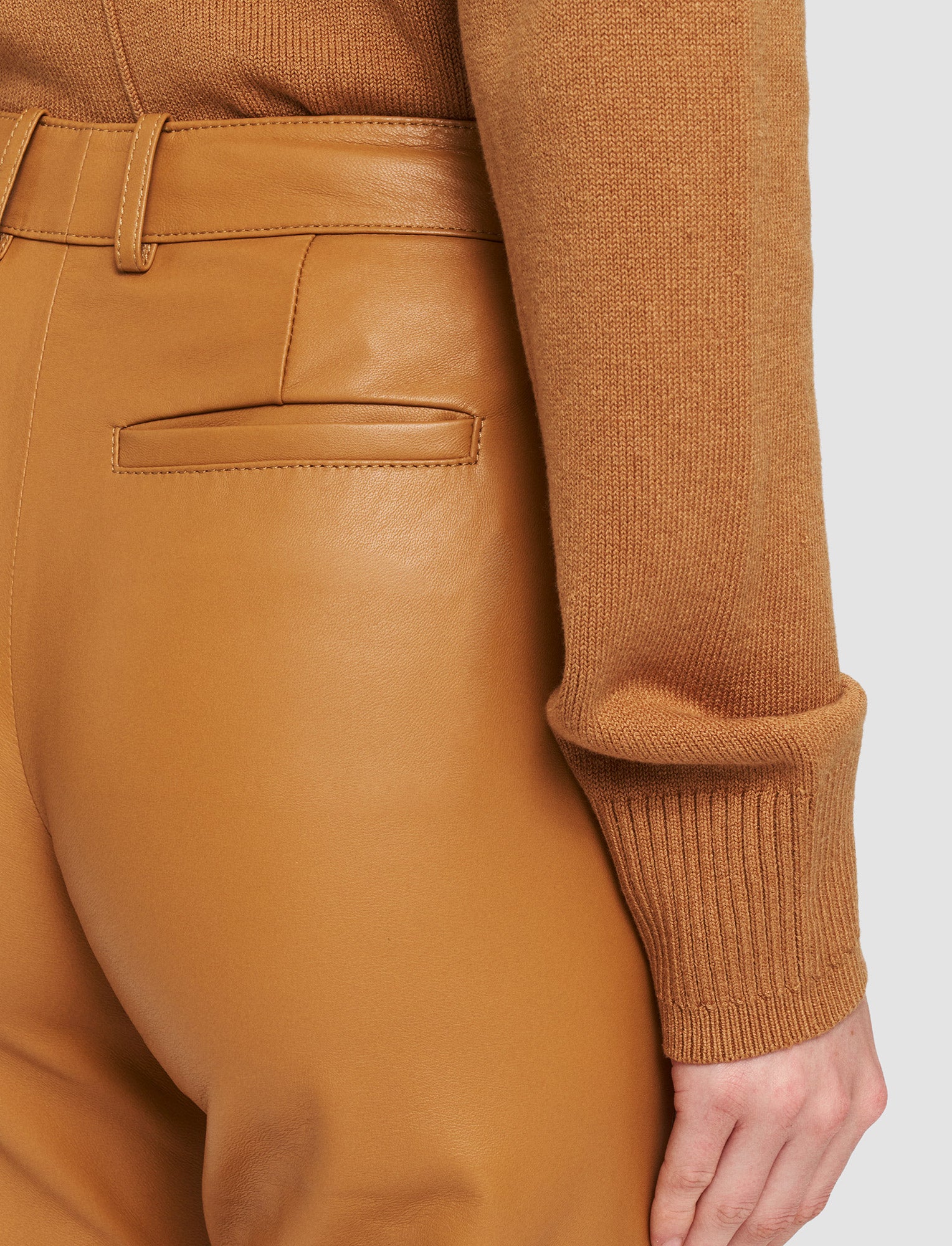 brown-nappa-leather-tessier-trousers-JOSEPH