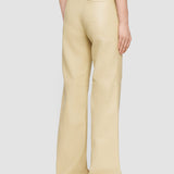 Beige Nappa Leather Tessier Trousers - Joseph