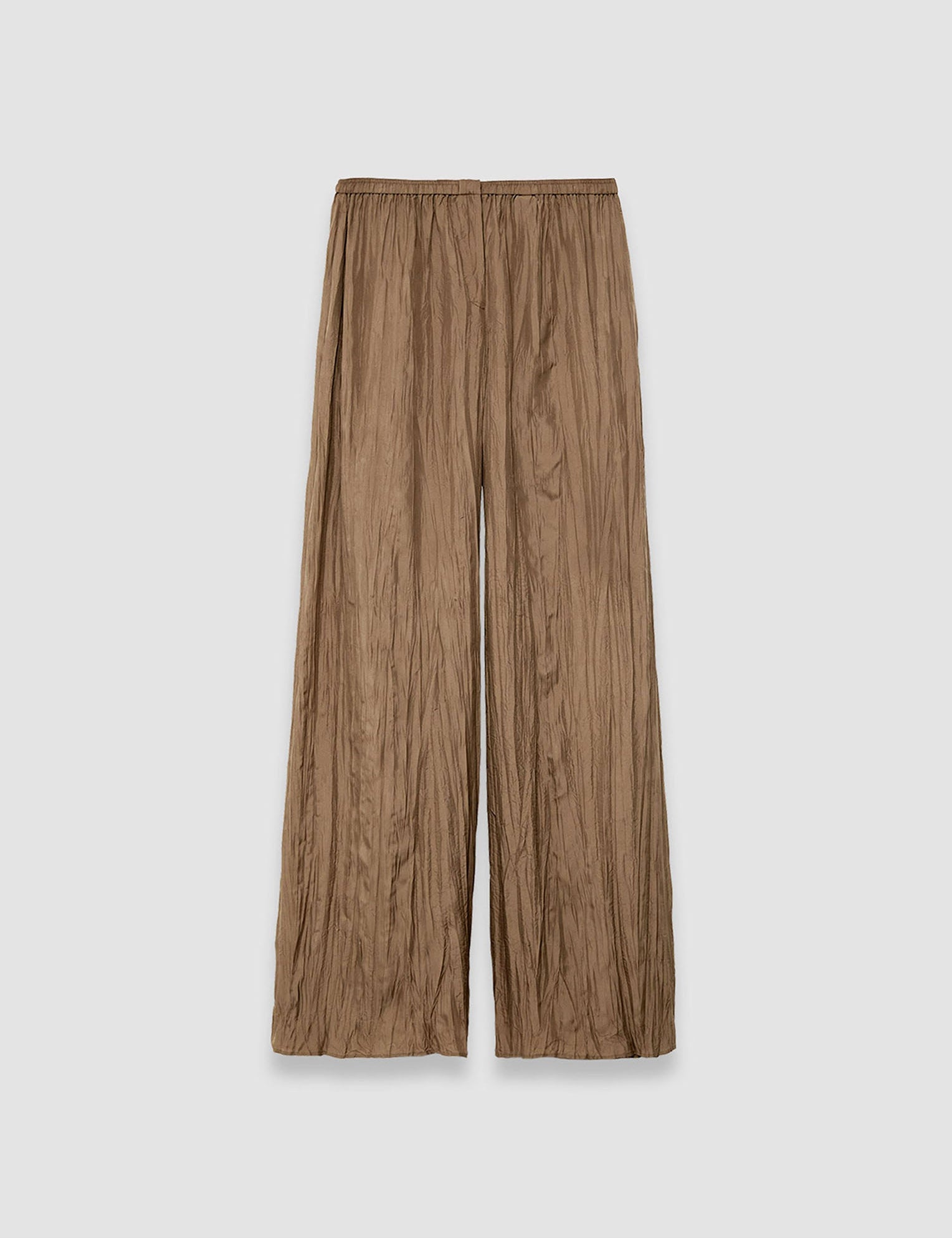 Brown Thoresby Habotai Silk Trousers - Joseph