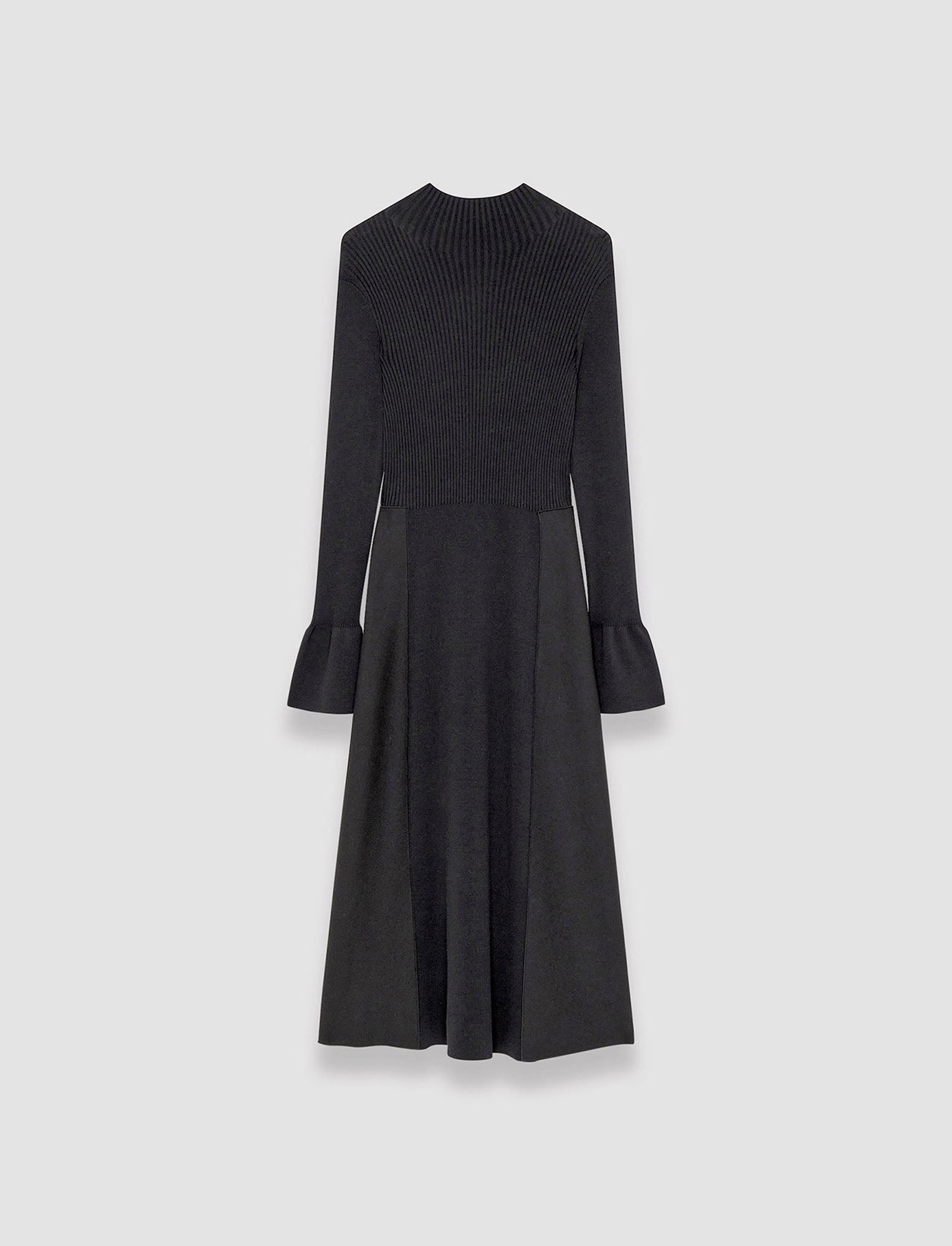 noir-robe-duperre-en-melange-de-laine-et-viscose-JOSEPH