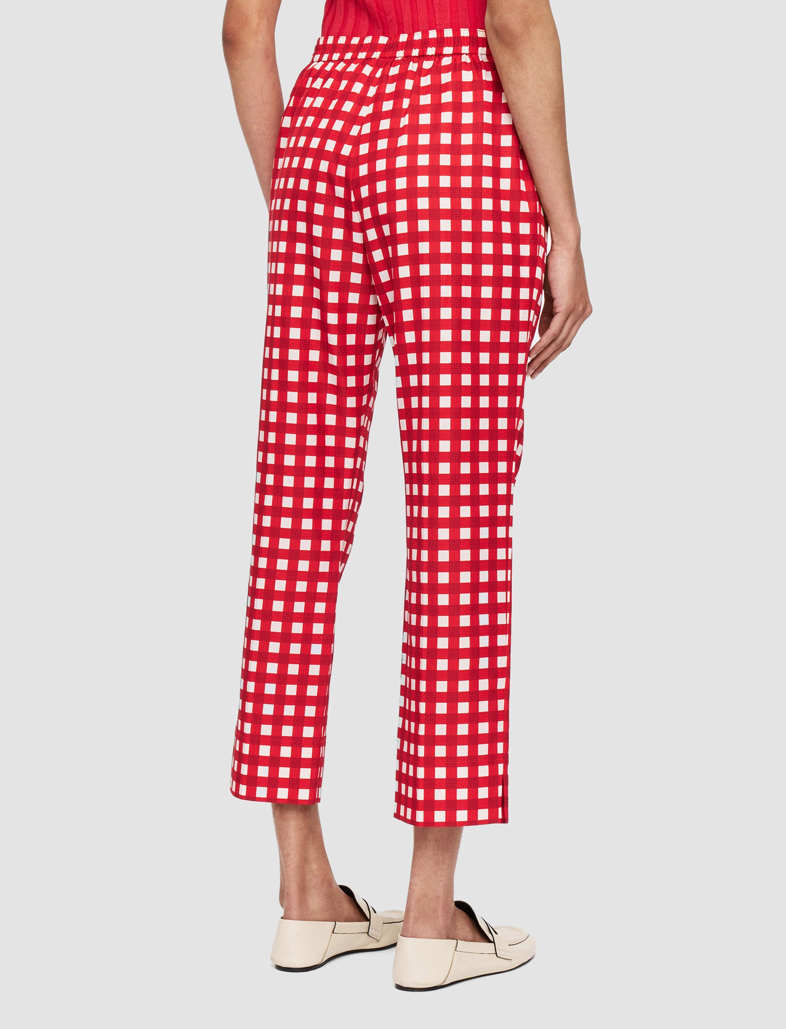 rouge-pantalon-tottenham-en-soie-et-coton-vichy-JOSEPH