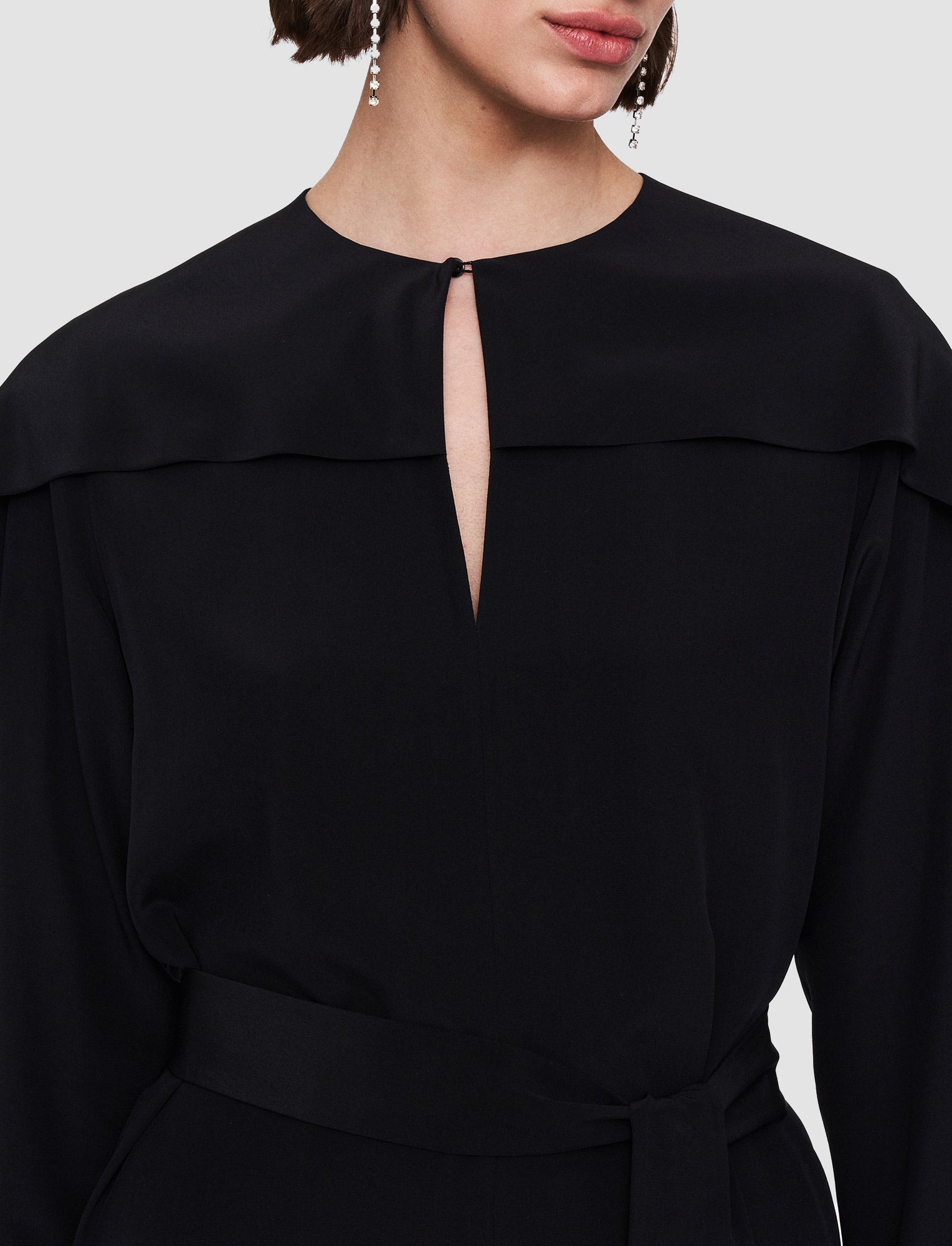 black-silk-crepe-de-chine-danville-dress-JOSEPH