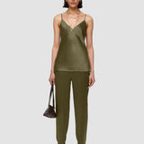 Green Clea Silk Satin Camisole - Joseph