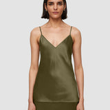 Green Clea Silk Satin Camisole - Joseph