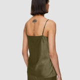 Green Clea Silk Satin Camisole - Joseph