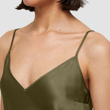 Green Clea Silk Satin Camisole - Joseph