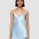 Blue Clea Silk Satin Camisole - Joseph