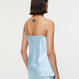 Blue Clea Silk Satin Camisole - Joseph