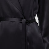 Black Joubert Silk Satin Jacket - Joseph