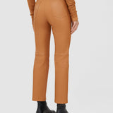 Brown Hulin Crepe de Soie Silk Trousers - Joseph