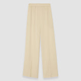 Beige Hulin Crepe de Soie Silk Trousers - Joseph