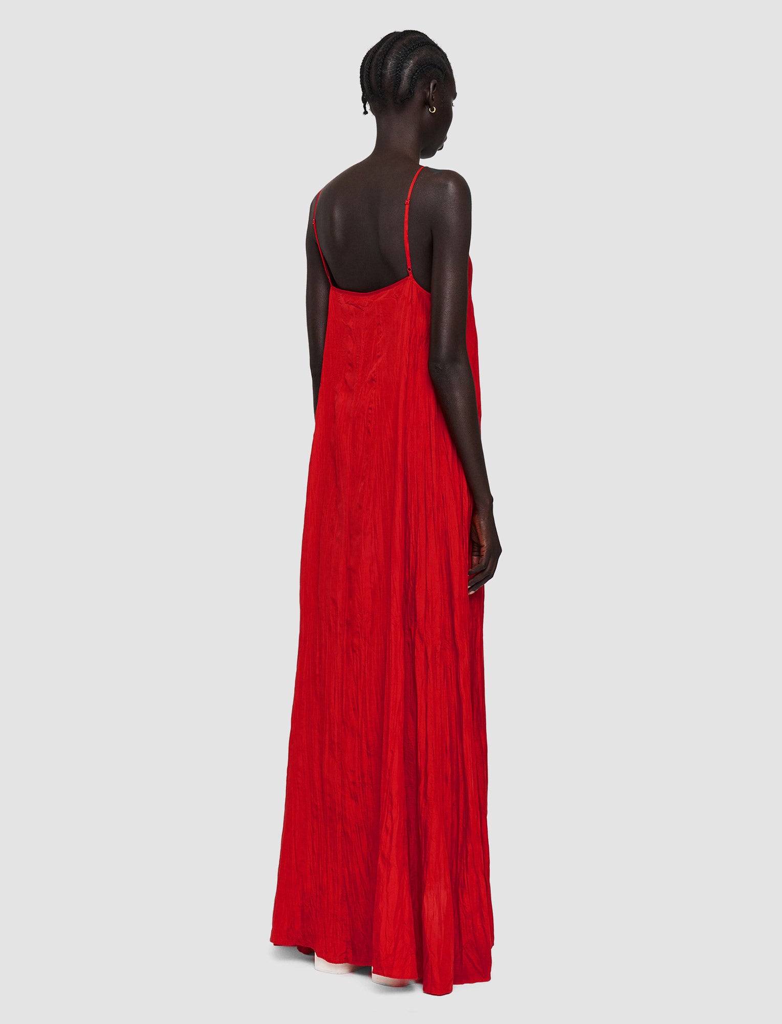 red-habotai-silk-daniele-dress-JOSEPH