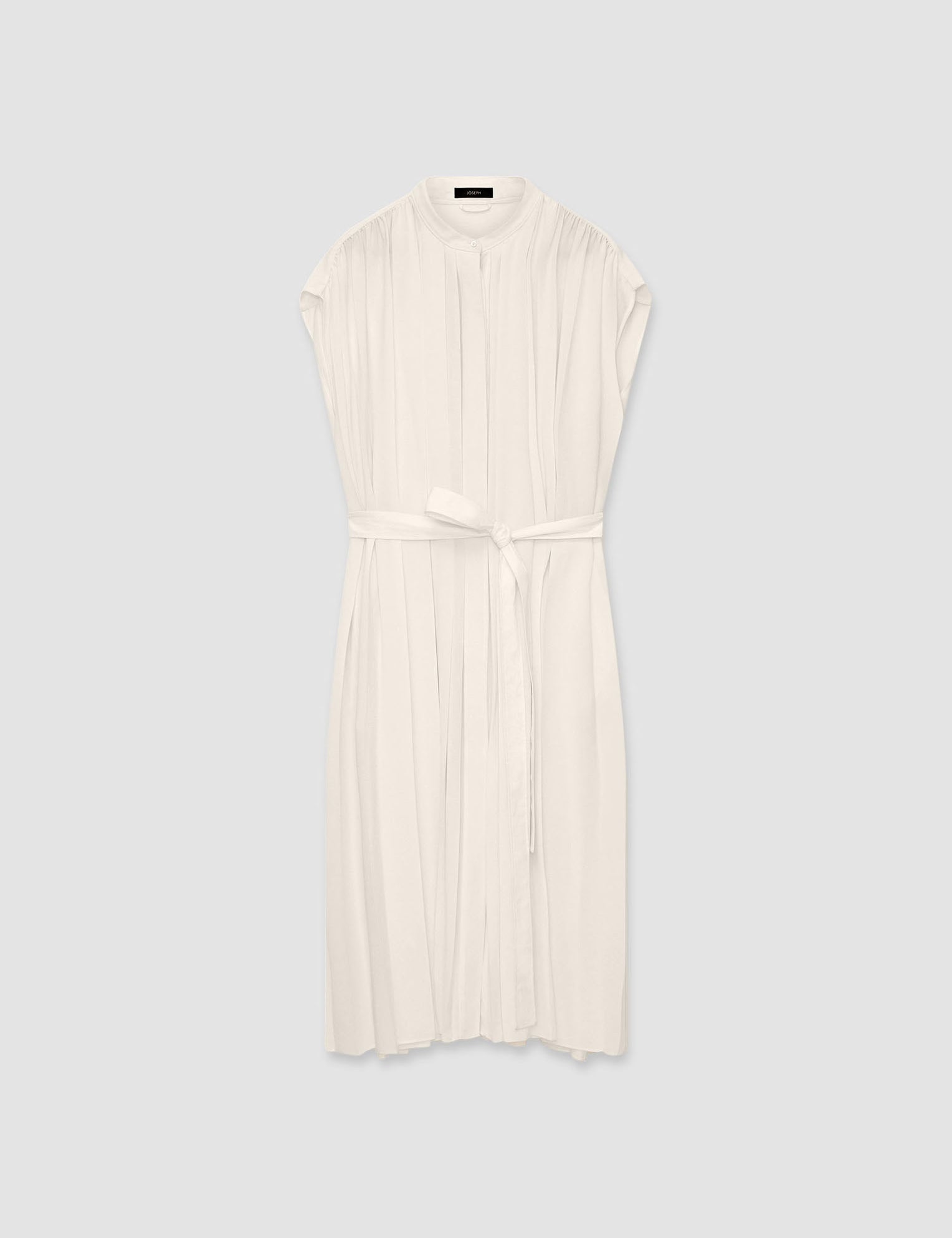 Beige Davidge Airy Plissé Dress - Joseph