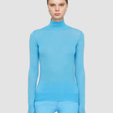 Blue Cashair High Neck Jumper - Joseph