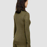 Green Cashair Round Neck Jumper - Joseph