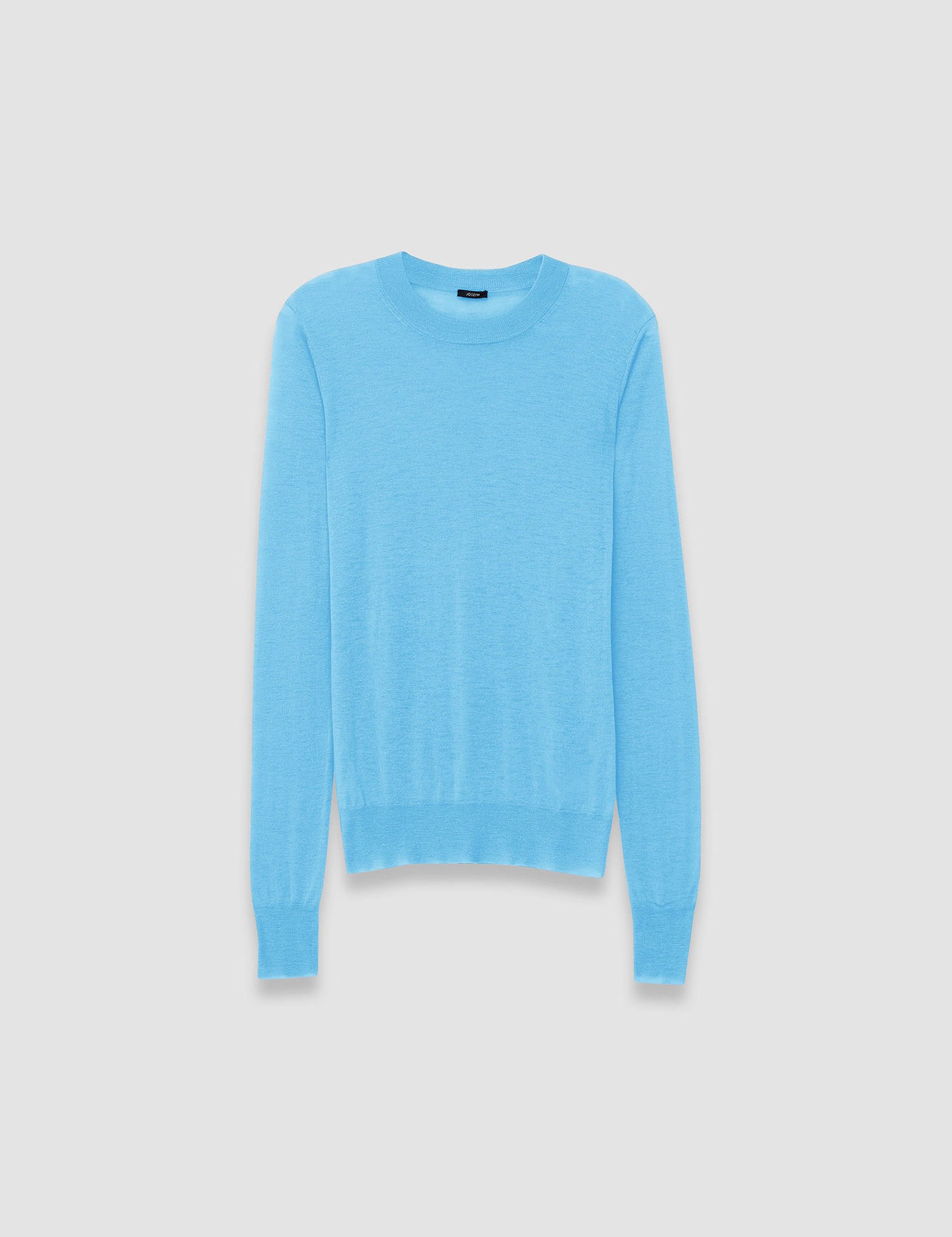 Blue Cashair Round Neck Jumper - Joseph
