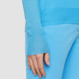 Blue Cashair Round Neck Jumper - Joseph