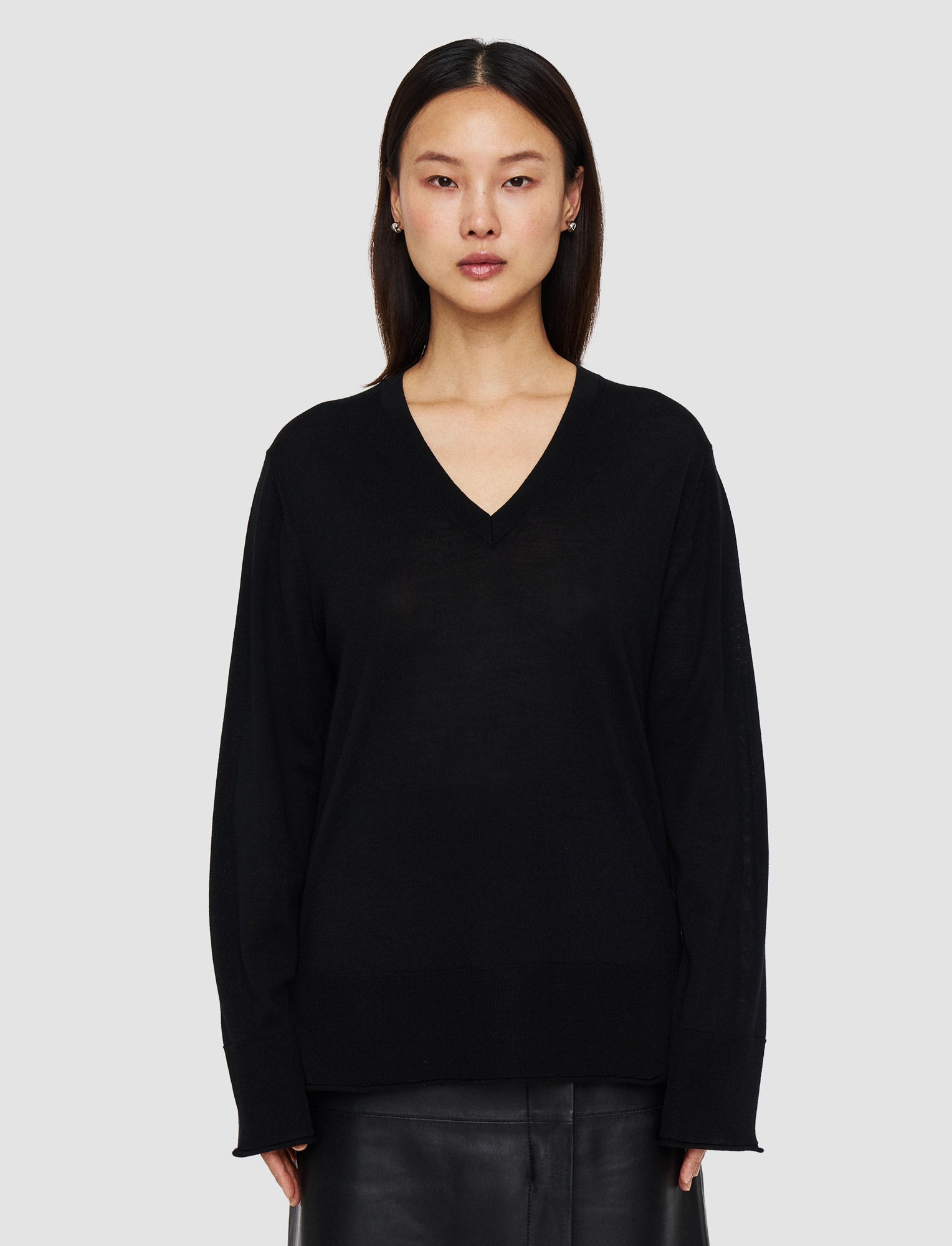 black-super-fine-merino-silk-v-neck-jumper-JOSEPH