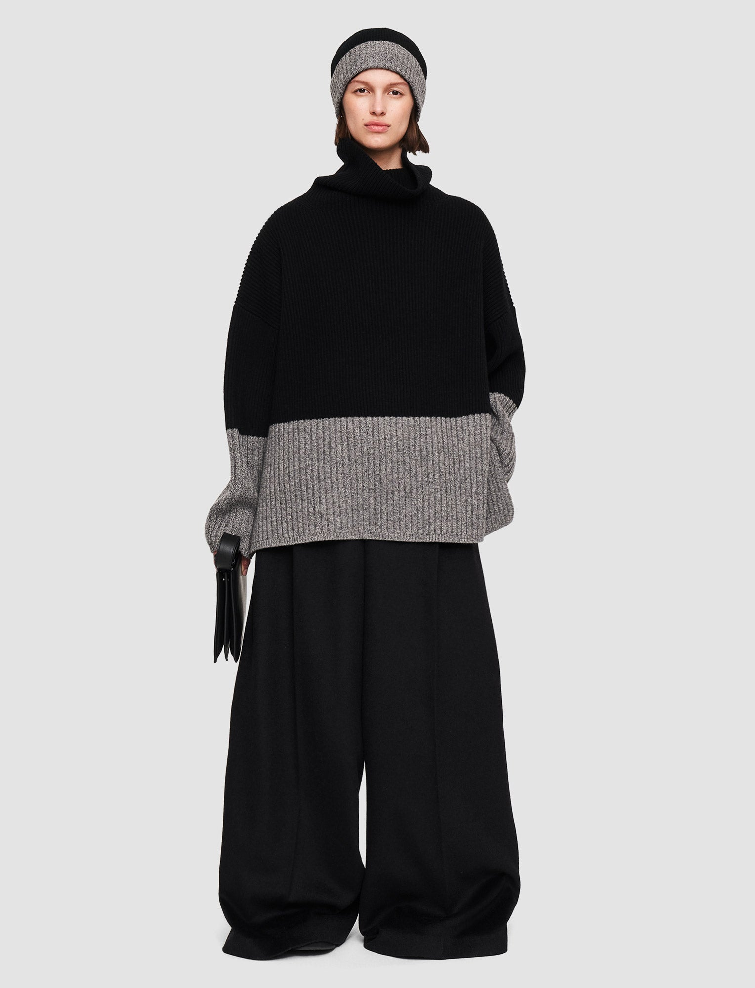 black-colour-block-high-neck-jumper-JOSEPH