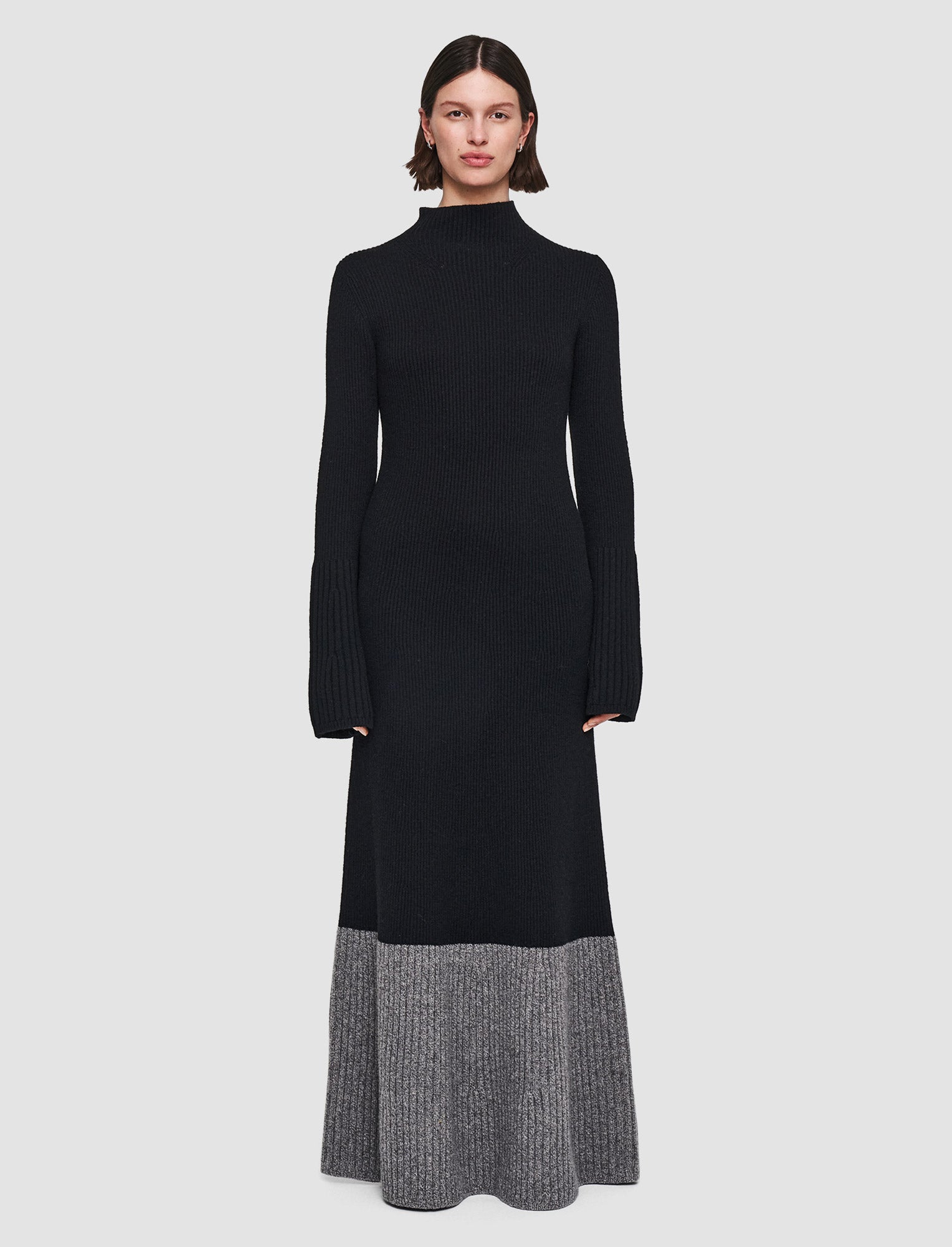 black-colour-block-dress-JOSEPH