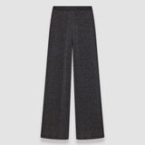 Black Double Face Lurex Merino Trousers - Joseph