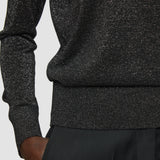 Black Lurex Knit V Neck Jumper - Joseph