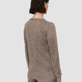 Gold Lurex Knit V Neck Jumper - Joseph