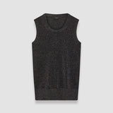 Black Lurex Knit Tank Top - Joseph