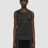 Black Lurex Knit Tank Top - Joseph