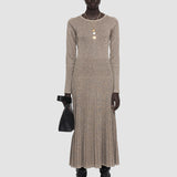 Gold Lurex Knit Dress - Joseph