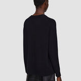 Black Open Cashmere V Neck Jumper - Joseph