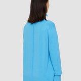 Blue Pure Cashmere High Neck Jumper - Joseph