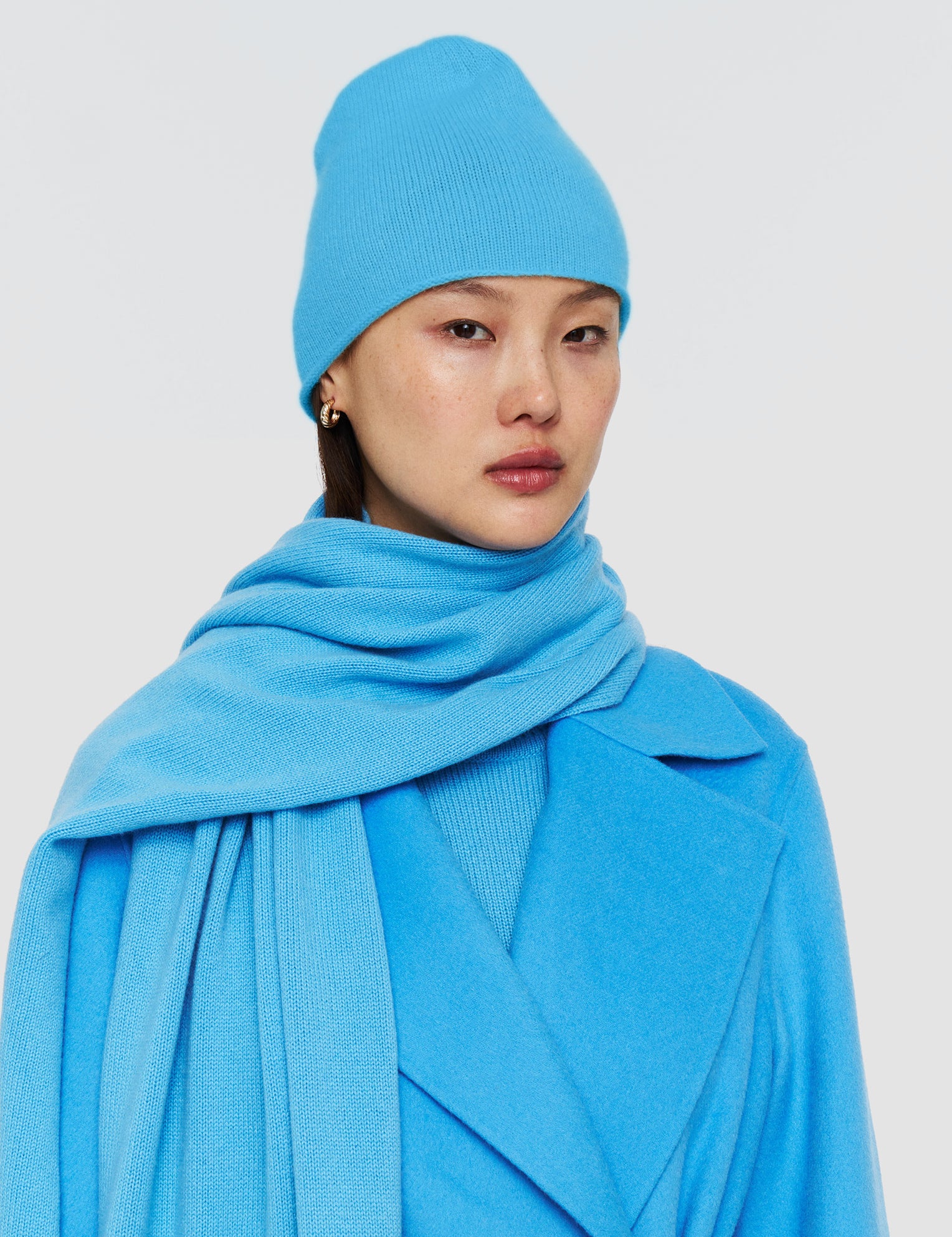 Blue Pure Cashmere Hat - Joseph