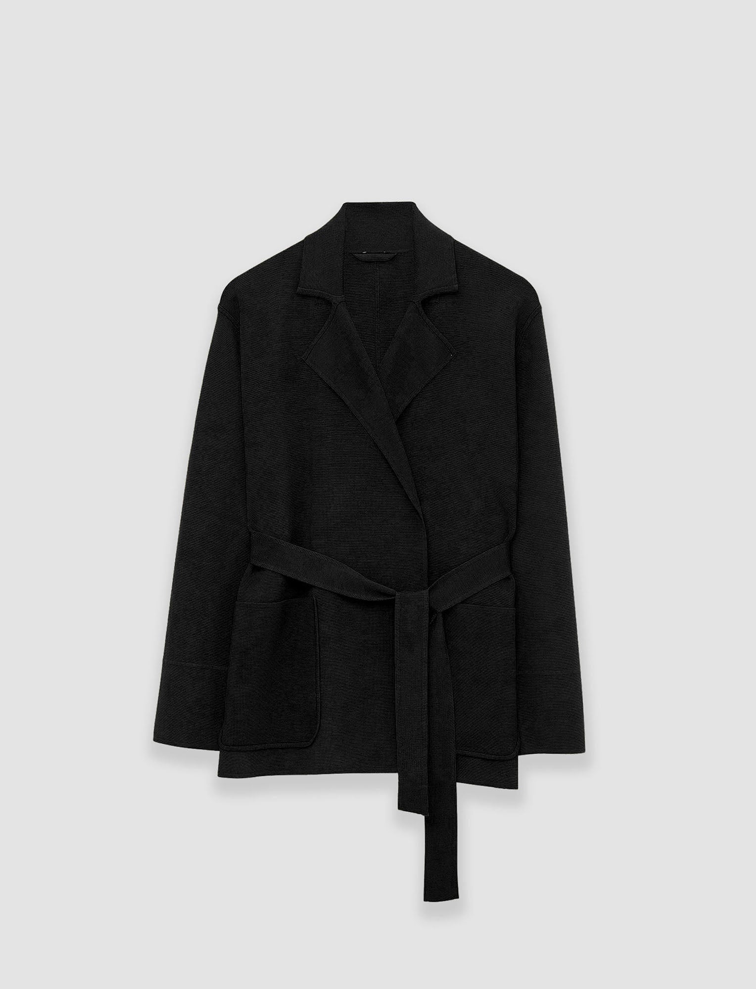 black-silk-stretch-jacket-JOSEPH